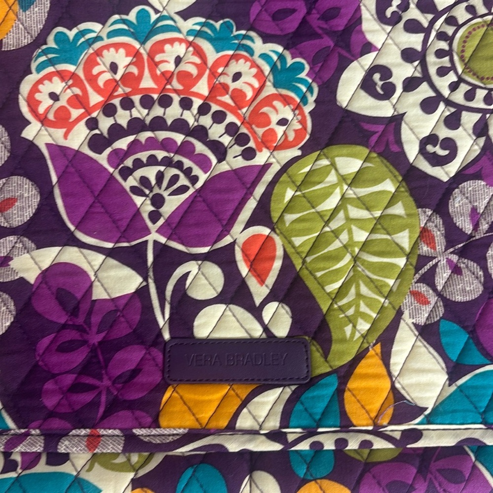Vera Bradley Plum Crazy Messenger Bag